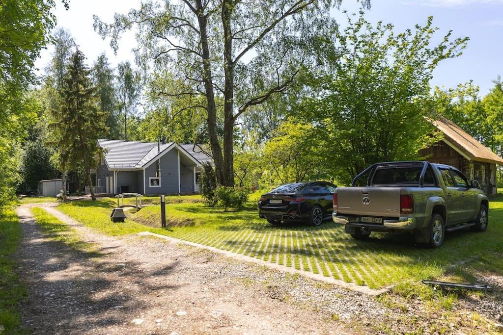 Modern Villa With Sauna & Hot Tub Hiiumaa Exterior photo